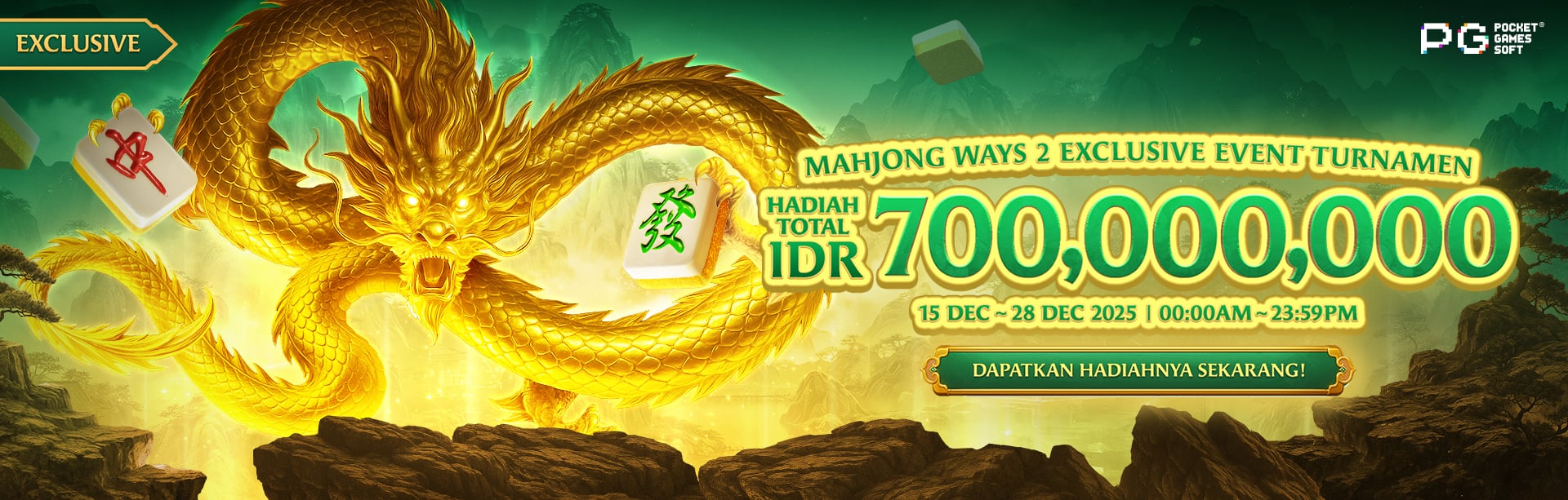 PG SOFT - TURNAMEN EKSKLUSIF MAHJONG WAYS 2